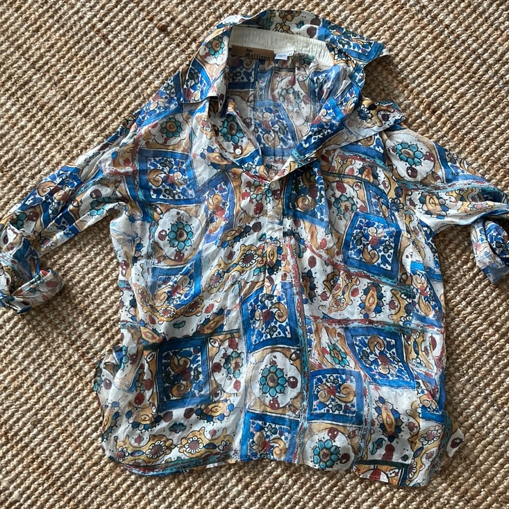 John Galliano voile button up vintage